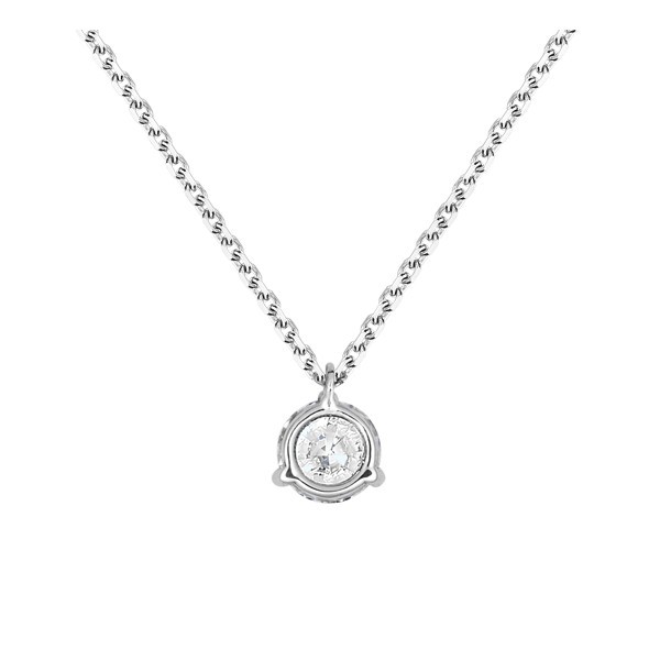 Collier Lepage Joli Cœur en or blanc et diamant