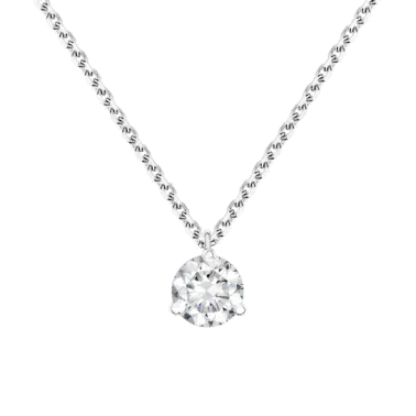 Collier Lepage Joli Cœur en or blanc et diamant