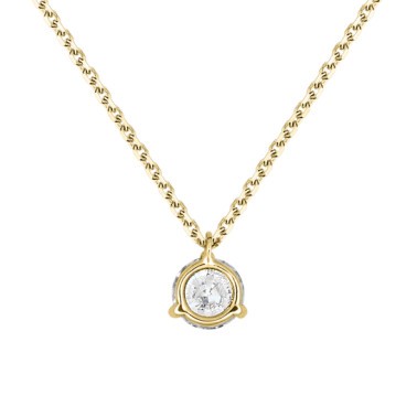 Collier Lepage Joli Cœur en or jaune diamant