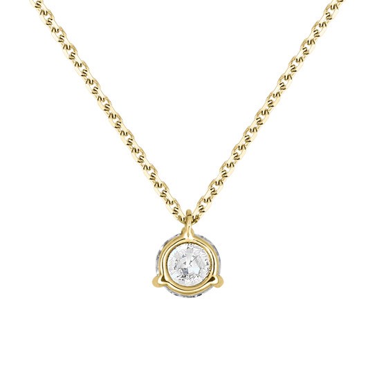 Collier Lepage Joli Cœur en or jaune diamant