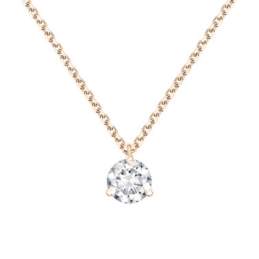Collier Lepage Joli Cœur en or rose et diamant