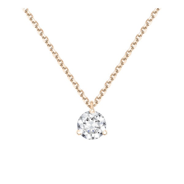 Collier Lepage Joli Cœur en or rose diamant