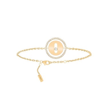 Bracelet Messika Lucky Move petit modèle en or jaune et diamants