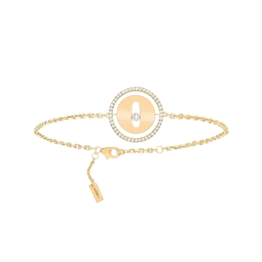 Bracelet Messika Lucky Move petit modèle en or jaune et diamants
