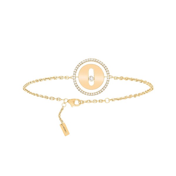 Bracelet Messika Lucky Move petit modèle en or jaune et diamants