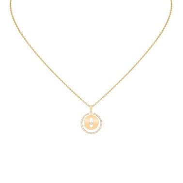 Collier Messika Lucky Move petit modèle en or jaune et diamants