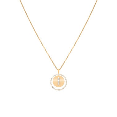 Collier Messika Lucky Move moyen modèle en or jaune et diamants