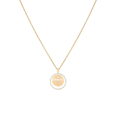 Collier Messika Lucky Move moyen modèle en or jaune et diamants