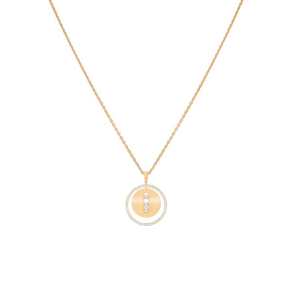 Collier Messika Lucky Move moyen modèle en or jaune et diamants