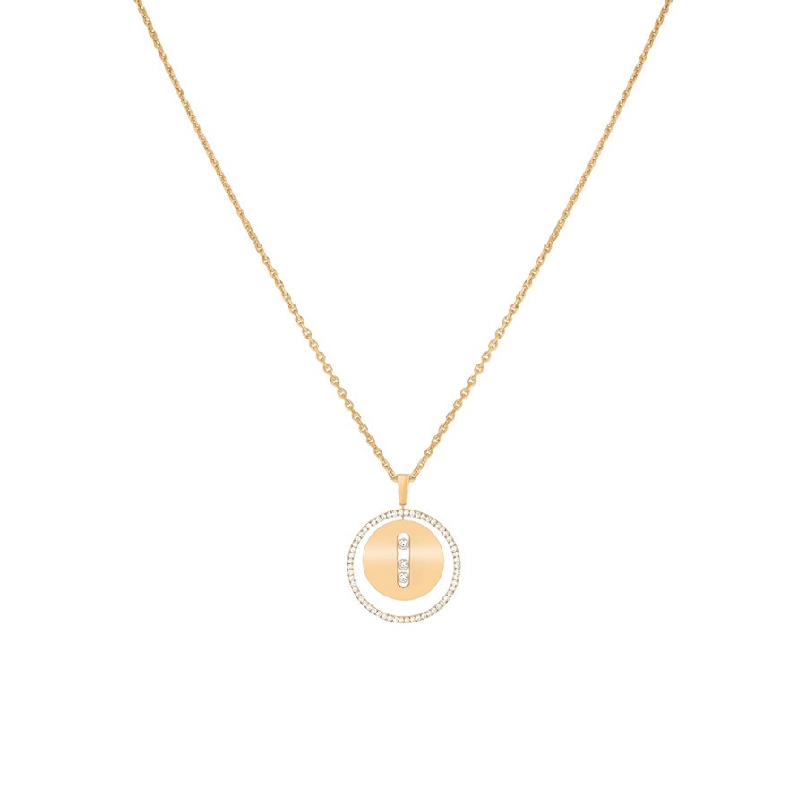 Collier Messika Lucky Move moyen modèle en or jaune et diamants