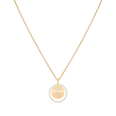 Collier Messika Lucky Move moyen modèle en or jaune et diamants