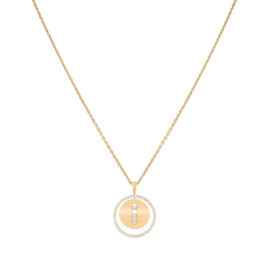 Collier Messika Lucky Move moyen modèle en or jaune et diamants