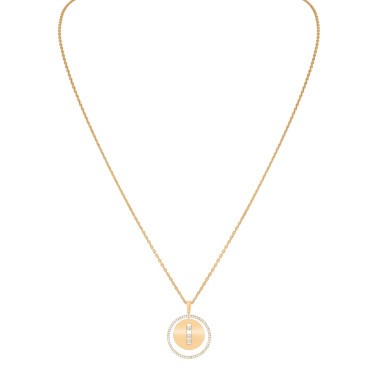 Collier Messika Lucky Move moyen modèle en or jaune et diamants