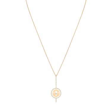 Collier Messika Lucky Move Arrow en or jaune et diamants