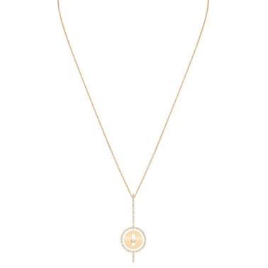 Collier Messika Lucky Move Arrow en or jaune et diamants