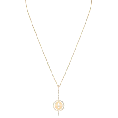 Collier Messika Lucky Move Arrow en or jaune et diamants