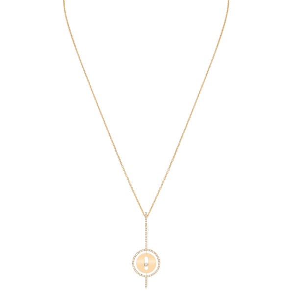 Collier Messika Lucky Move Arrow en or jaune et diamants