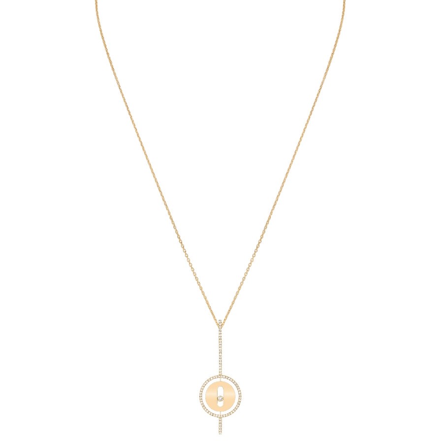 Collier Messika Lucky Move Arrow en or jaune et diamants