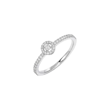 Bague Messika Joy petit modèle en or blanc et diamants