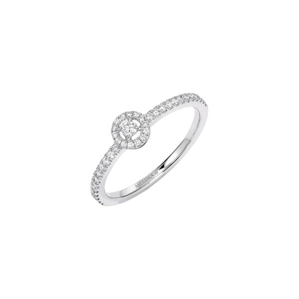 Bague Messika Joy petit modèle en or blanc et diamants