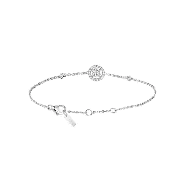 Bracelet Messika Joy en or blanc et diamant rond 0,25 carat