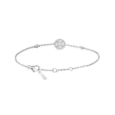 Bracelet Messika Joy en or blanc et diamant rond 0,25 carat