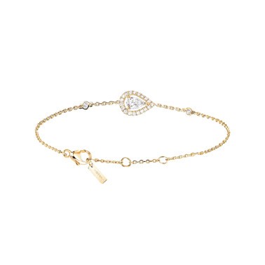 Bracelet Messika Joy en or jaune et diamant poire 0,25 carat