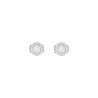 Boucles d'oreilles Messika Joy en or blanc et diamants ronds