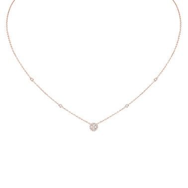 Collier Messika Joy XS en or rose et diamants