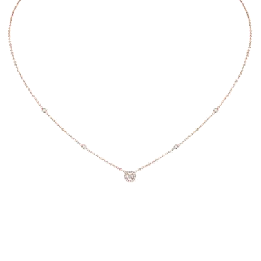 Collier Messika Joy XS en or rose et diamants