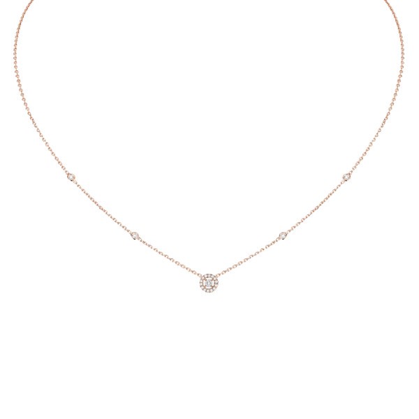 Collier Messika Joy XS en or rose et diamants