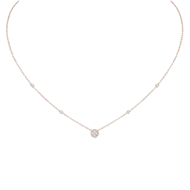Collier Messika Joy XS en or rose et diamants