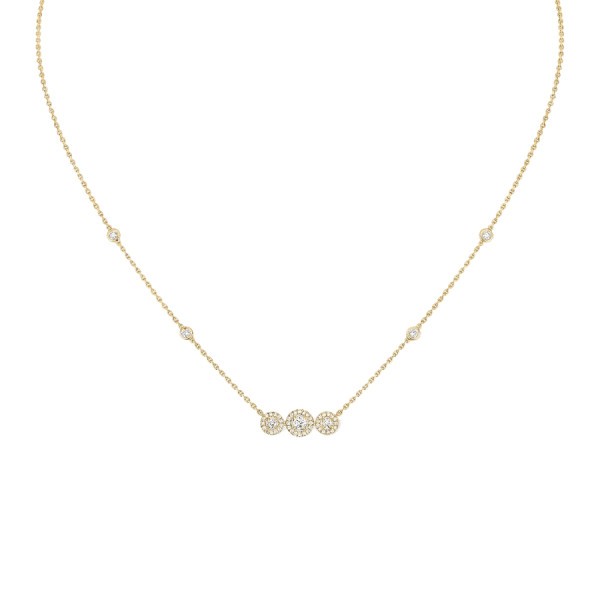 Collier Messika Joy Trilogy en or jaune et diamants