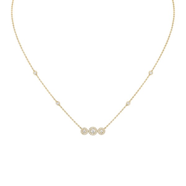 Collier Messika Joy Trilogy en or jaune et diamants