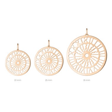 Médaille Lepage Colette Gros Horloge en or rose