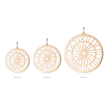 Médaille Lepage Colette Gros Horloge en or rose