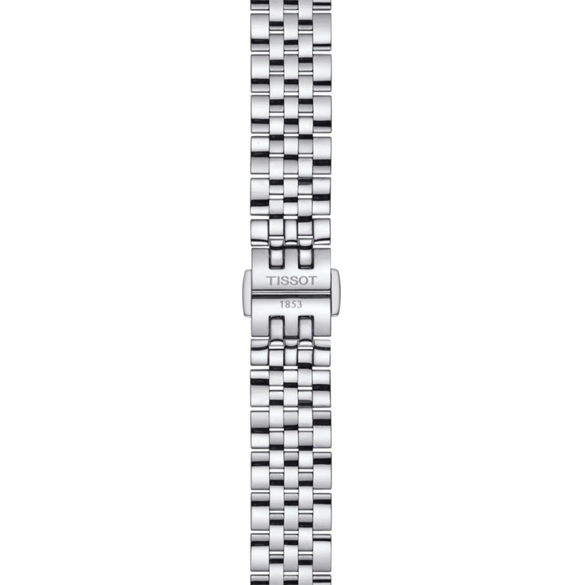 Montre Tissot T-Classic Le Locle Automatic Lady cadran argent bracelet acier 29 mm