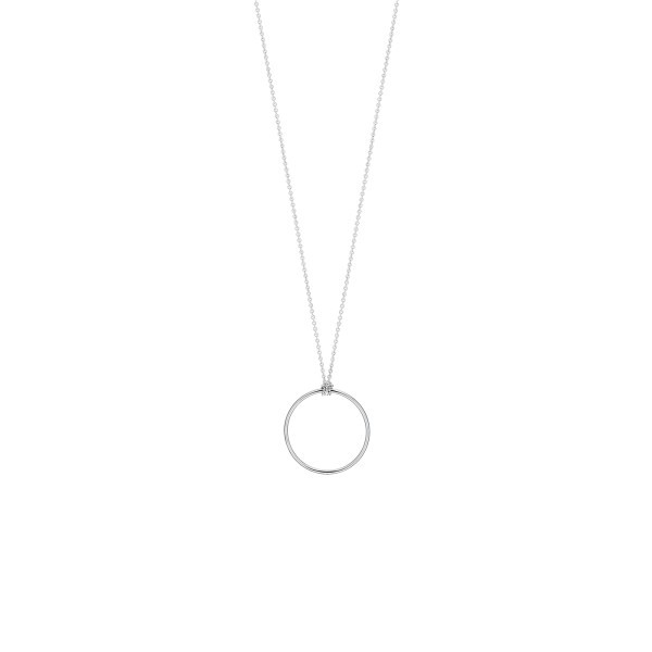 Collier Ginette NY Mini Circle or blanc