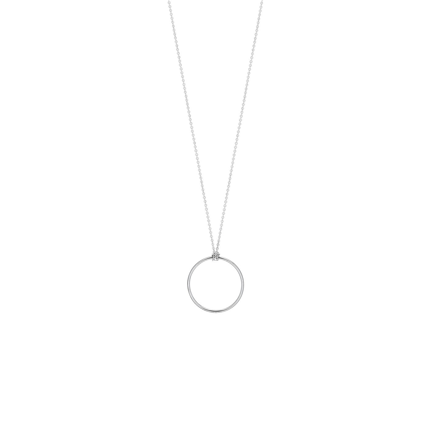 Collier Ginette NY Mini Circle or blanc