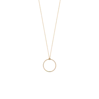 Collier Ginette NY Mini Circle en or rose - Soldat