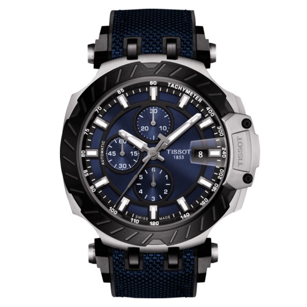 Montre Tissot T Race Chronograph automatic cadran bleu nuit