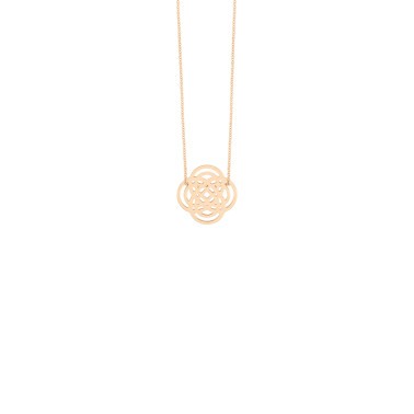 Collier Ginette NY Mini Purity On Chain en or rose - Soldat_PL