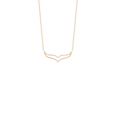 Collier Ginette NY Mini Wise en or rose - Soldat_PL