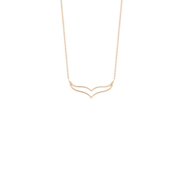 Collier Ginette NY Mini Wise en or rose - Soldat_PL