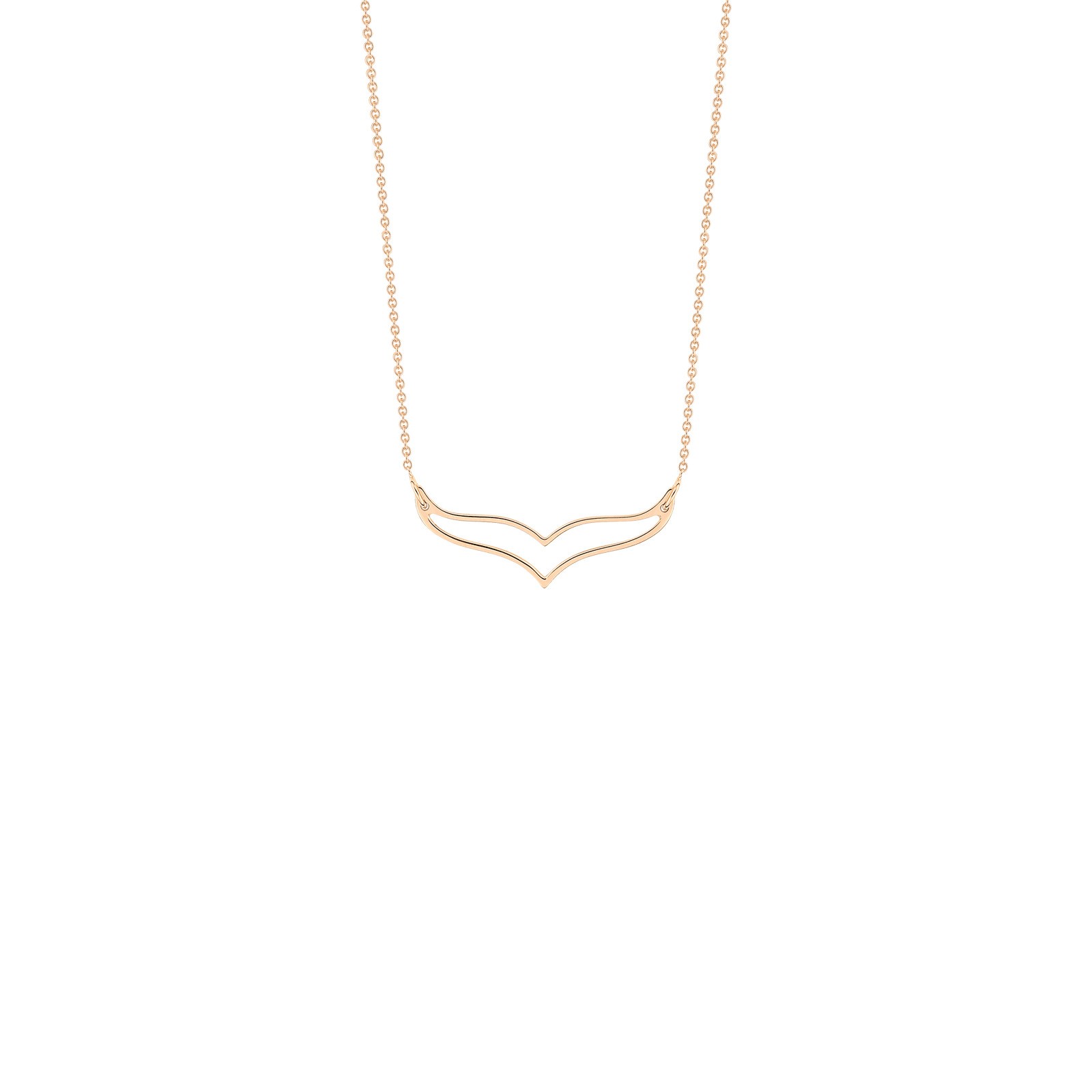 Collier Ginette NY Mini Wise en or rose - Soldat_PL