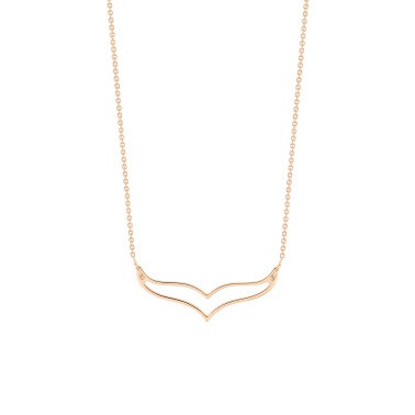 Collier Ginette NY Mini Wise en or rose