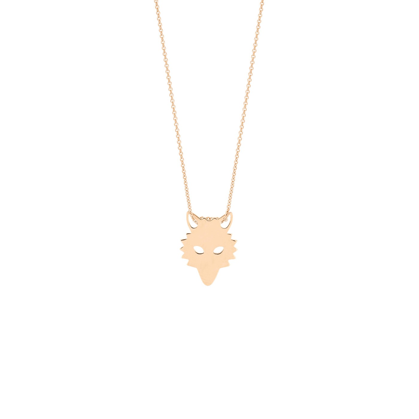 Collier Ginette NY Mini Wolf en or rose
