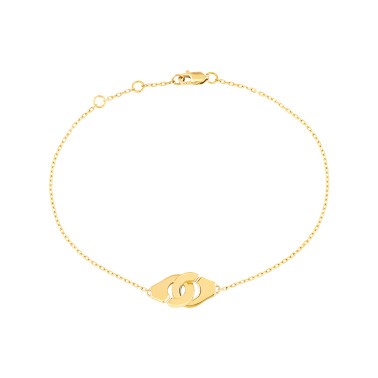 Bracelet Dinh Van Menottes R8 en or jaune - SOLDAT