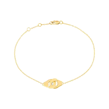 Bracelet Dinh Van Menottes R8 en or jaune