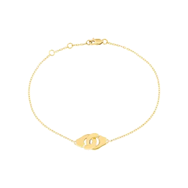 Bracelet Dinh Van Menottes R8 en or jaune